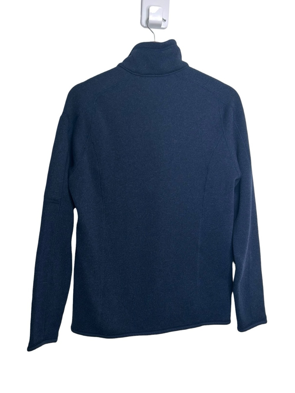 Patagonia Women's Blue Better Mock Neck Sweater 1/4 Zip Fleece Size Large - Picture 5 of 6